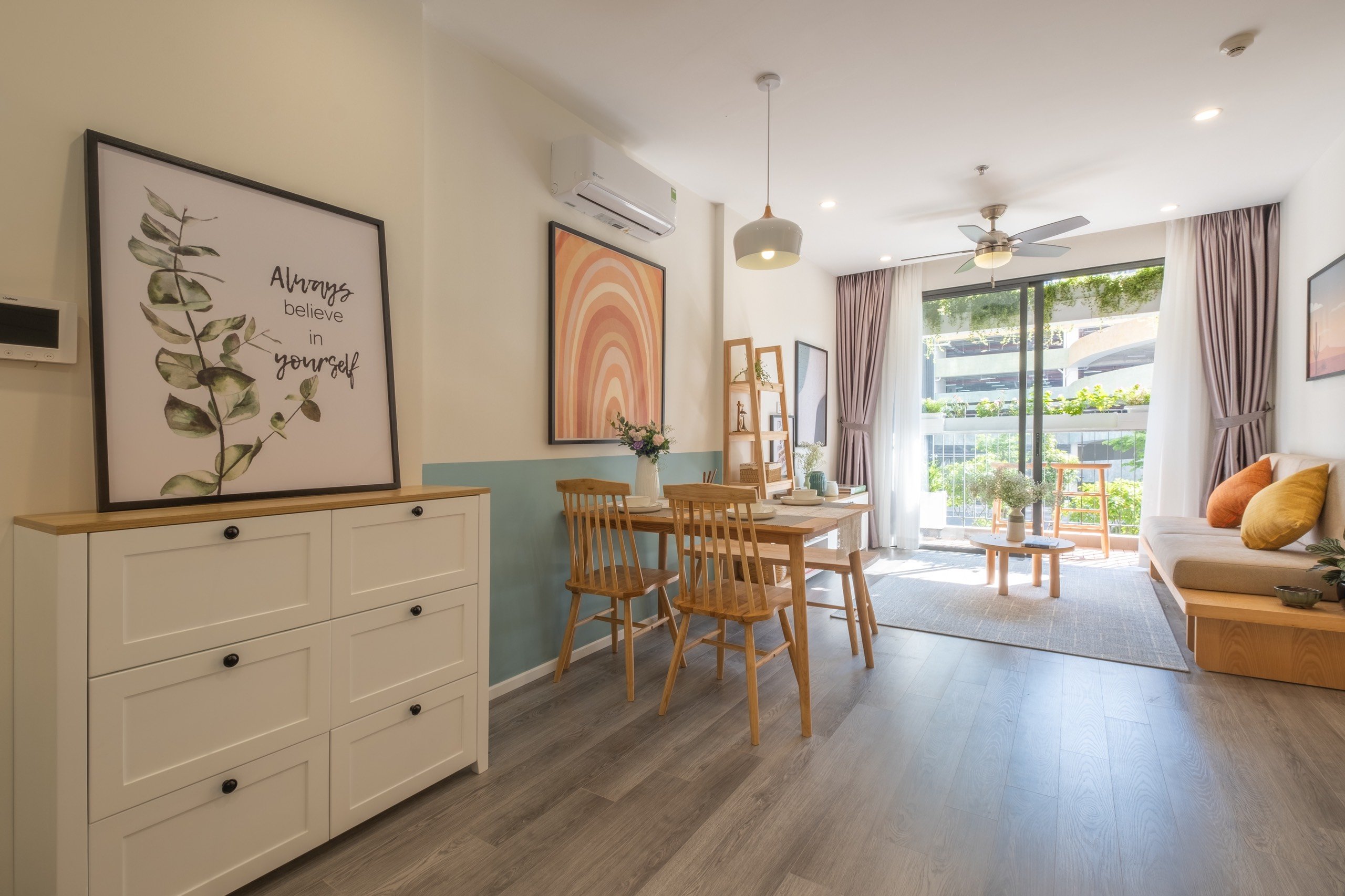 thiết kế nội thất studio cho thuê