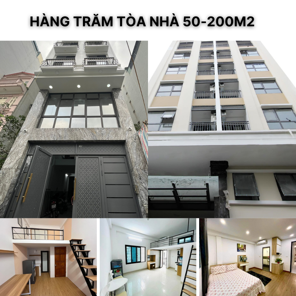 Bán tòa nhà cho thuê, bán nhà riêng lẻ