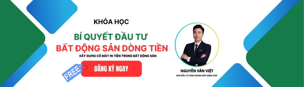 KHÓA HỌC bí quyết đầu tư bất động sản dòng tiền